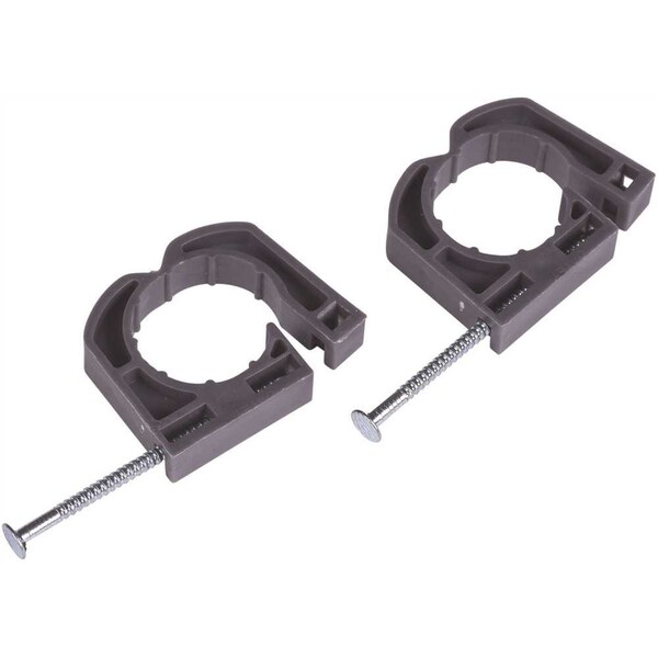 Oatey 1/2 in. Full Clamp with Nail, 10PK 33521 - main